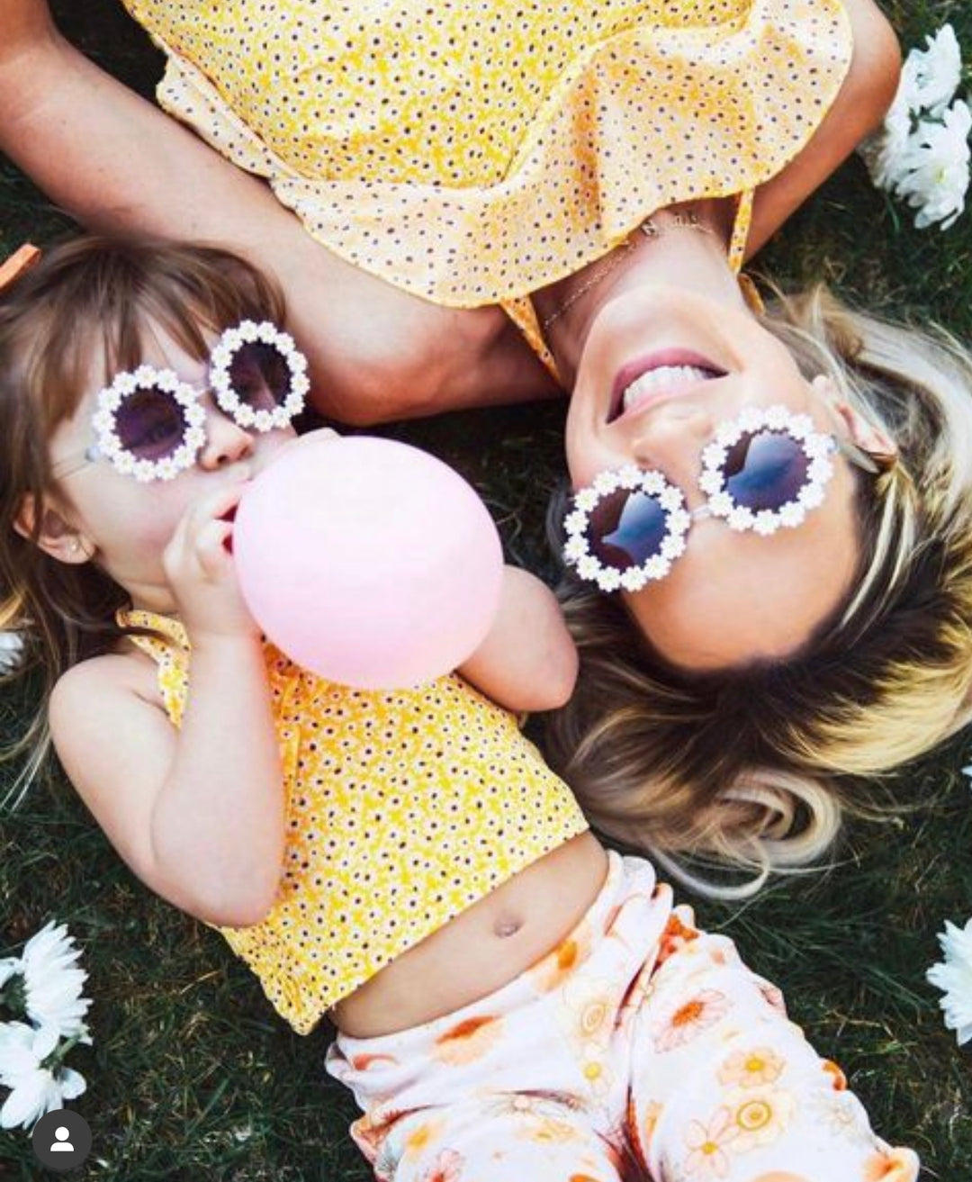 Mother Daughter Daisy Sunnie Set