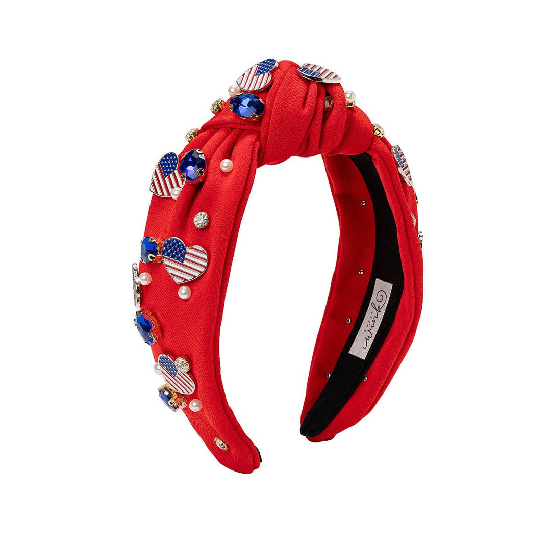 Patriotic Cutie Gemstone Headband - Mommy and Me