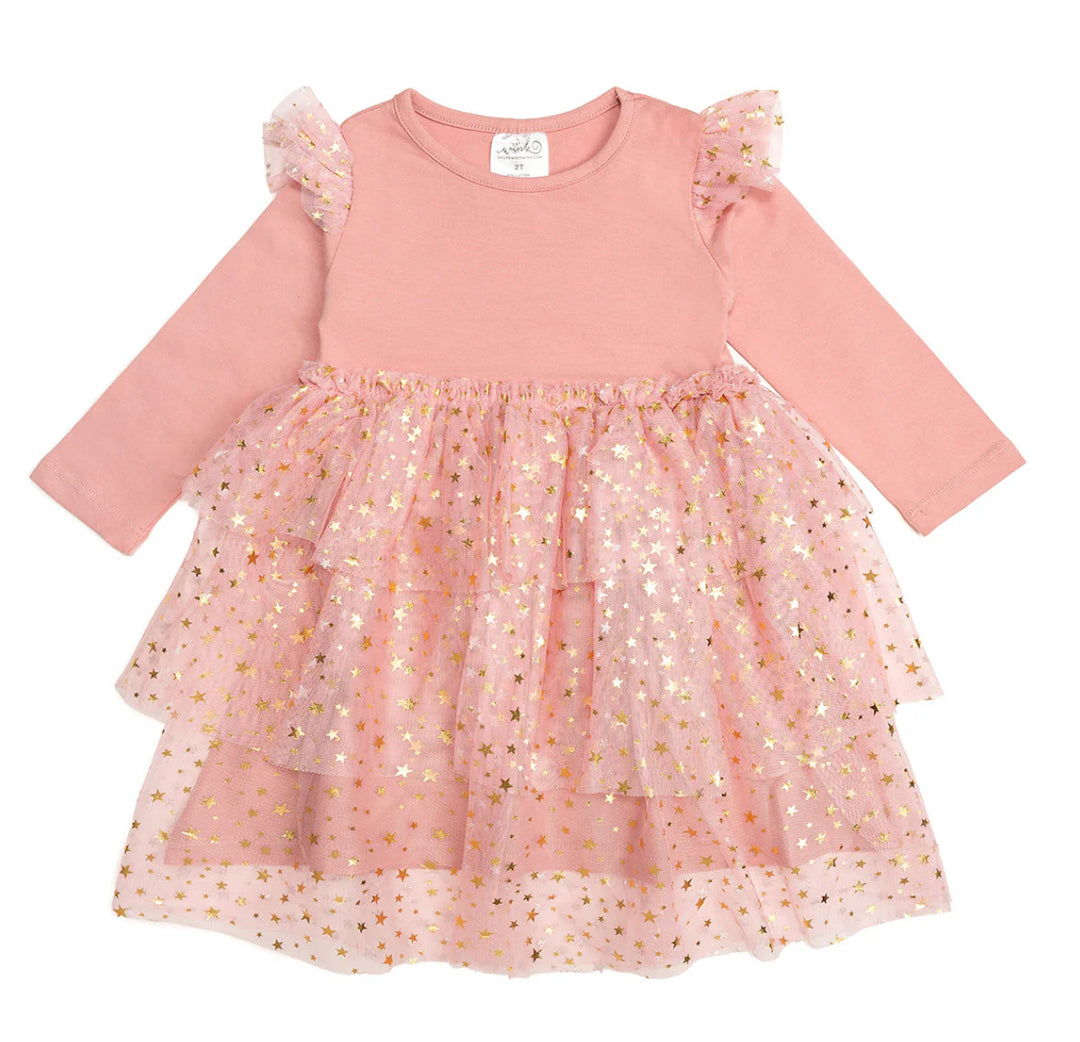 Blush Shimmer Dress