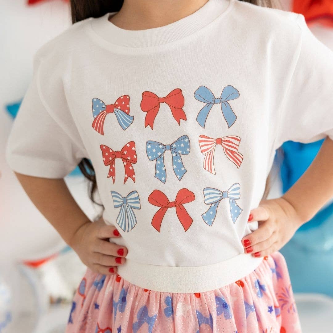 Patriotic Cutie Short Sleeve T-Shirt - White - Kids Clothes