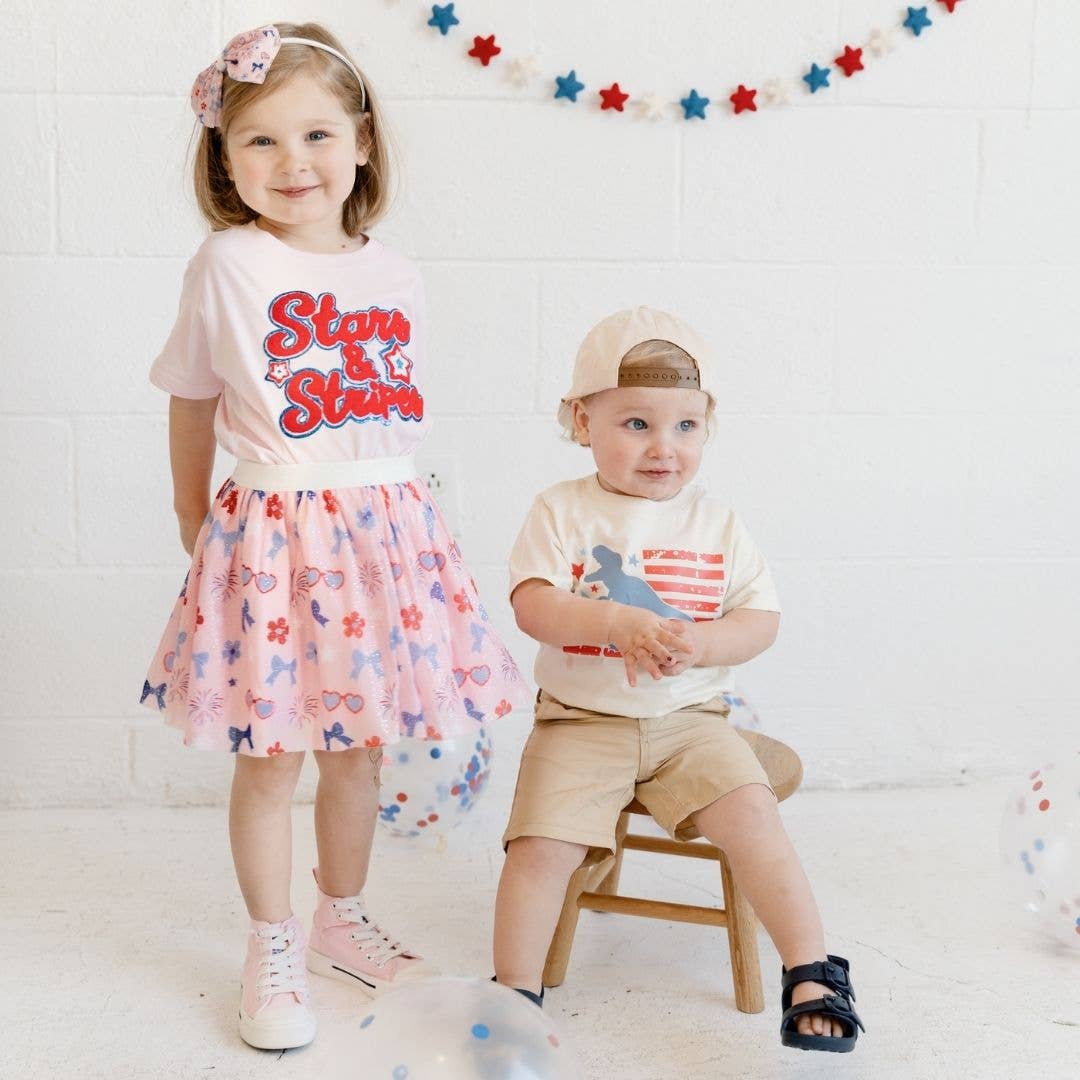 Red, White, & Cute Tutu - Girls - Kids Clothes - 4th of July