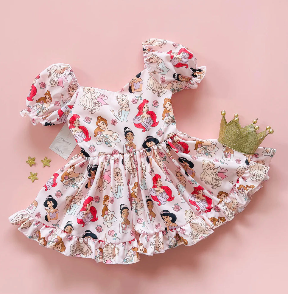 princess print dress Sassy Shortcake Petal Princess Dress