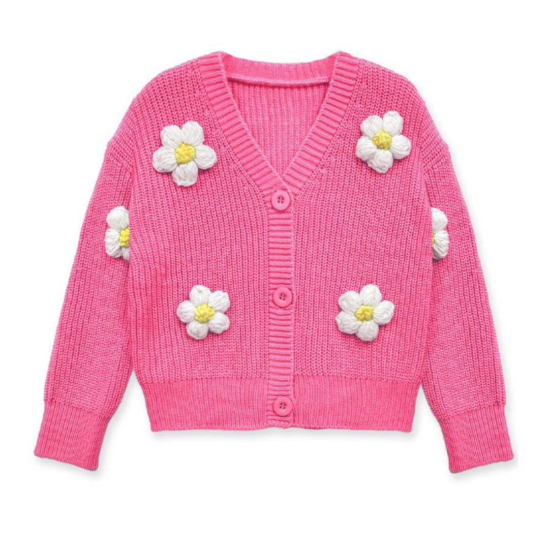 Daisy Cardigan Pink