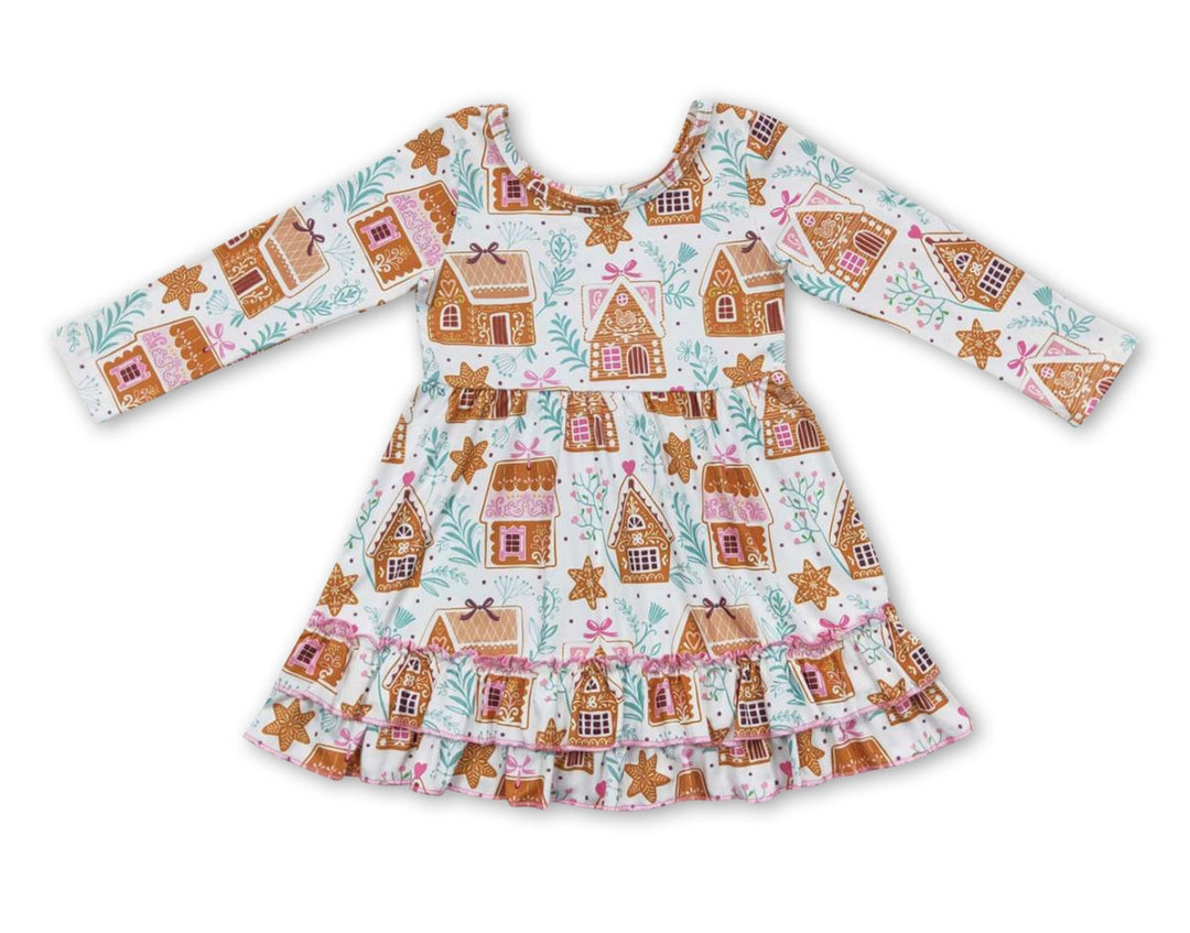 Ruffle Gingerbread Dress