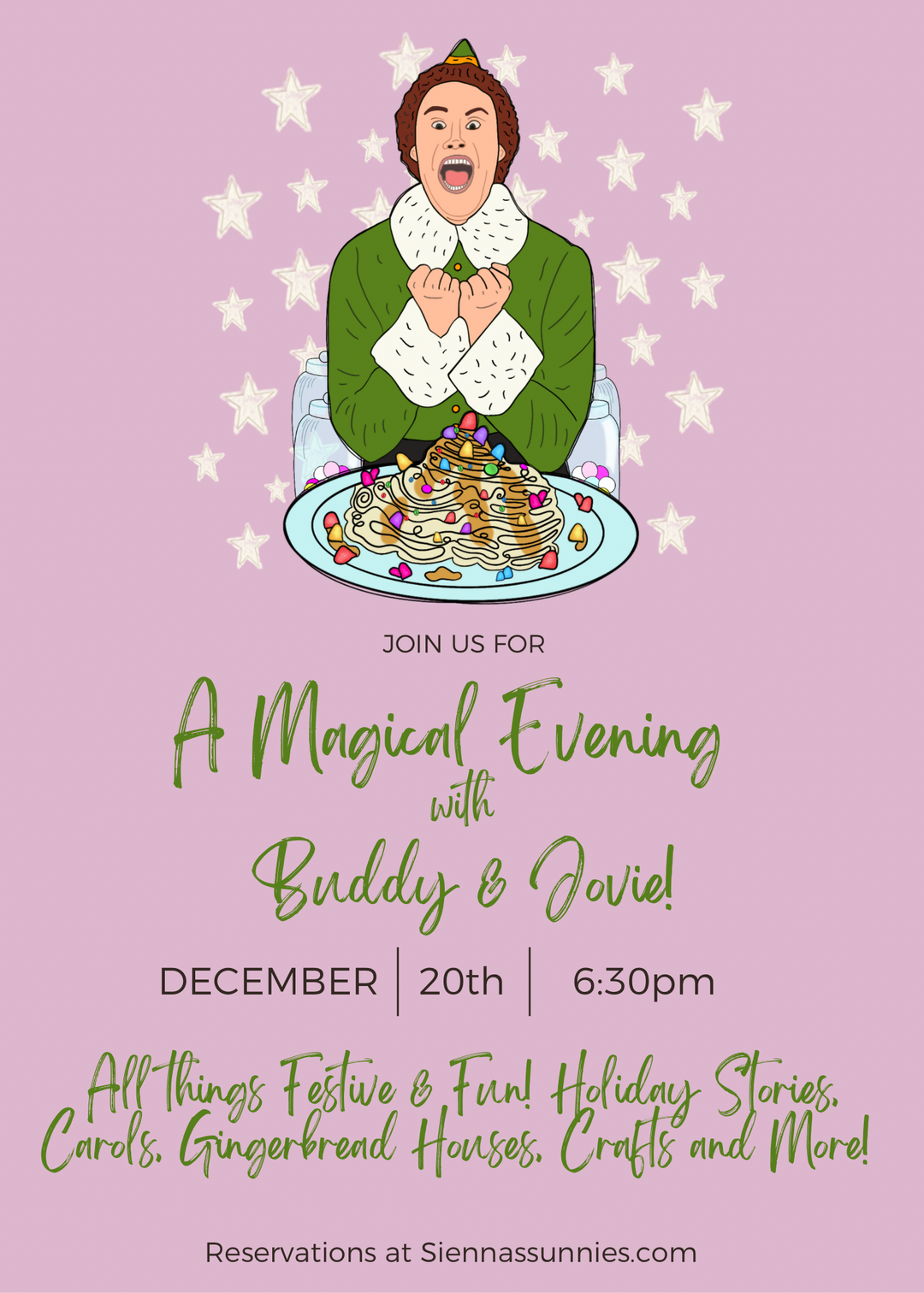 Buddy & Jovie's Gingerbread House Holiday Party!