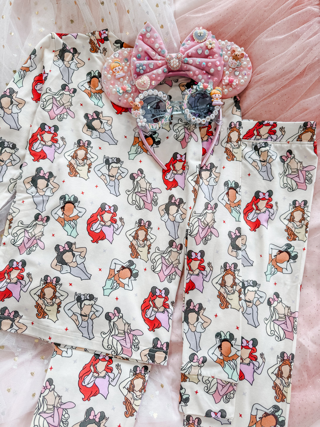 Princess Ears bamboo 2 piece set pjs