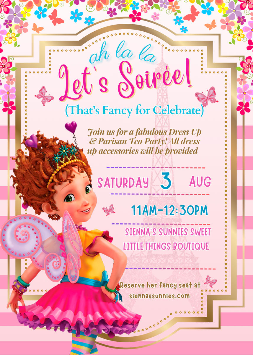 Fancy Nancy Soirée – Sienna's Sunnies