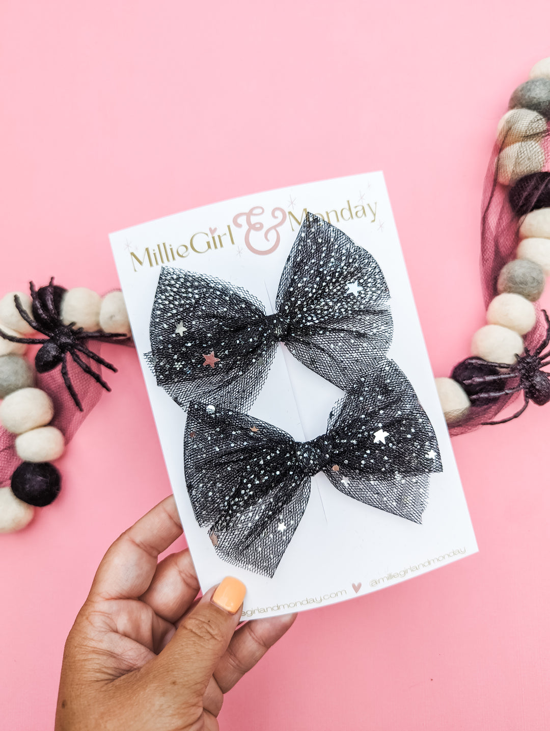 Tulle Piggy Bows