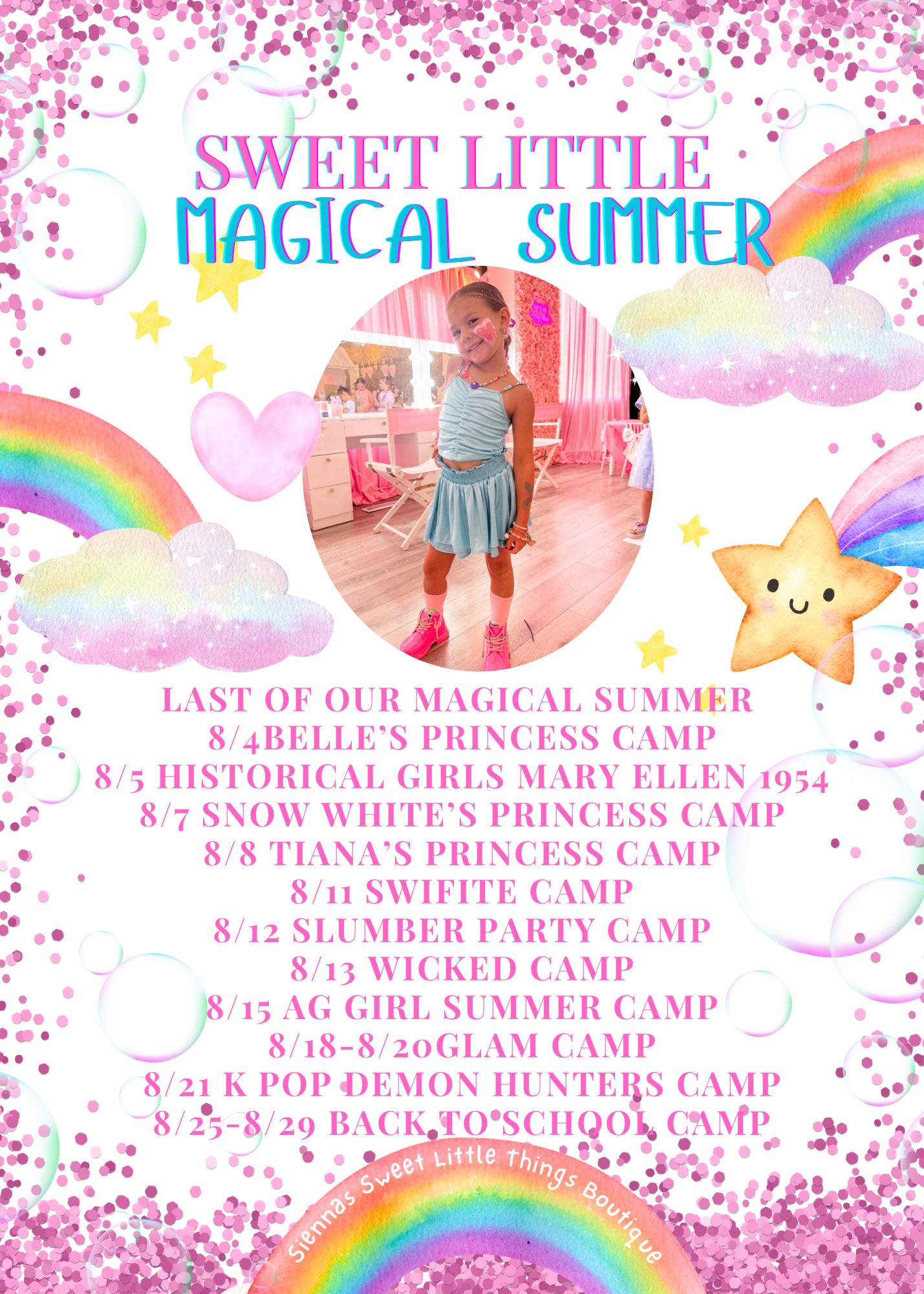 Sweet Little Summer Registration
