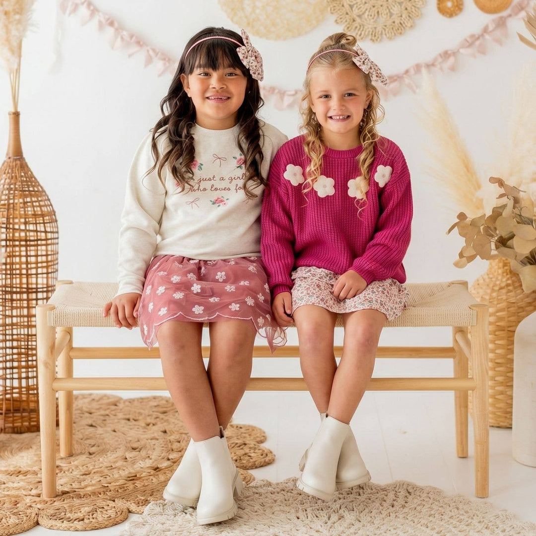 Just A Fall Girl Sweatshirt - Kids Clothing - Fall