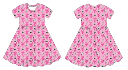 PRE-ORDER ELOISE ROYAL RIBBONS DREAM RUFFLE NIGHT DRESS