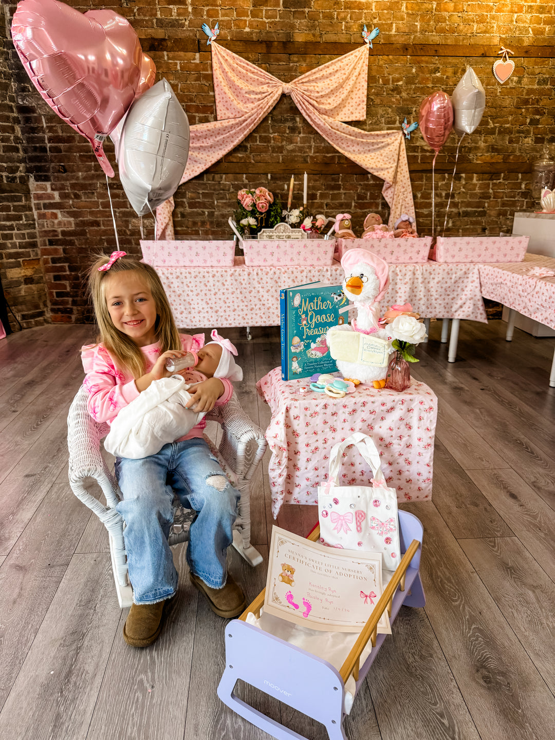 Sweet Little Baby Doll Adoption Party Deposit