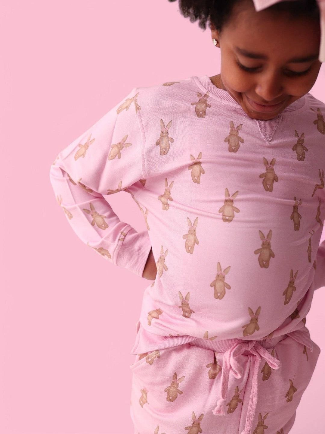 BLUSHIN' BUNNIES DREAM JOGGER: 12-18M