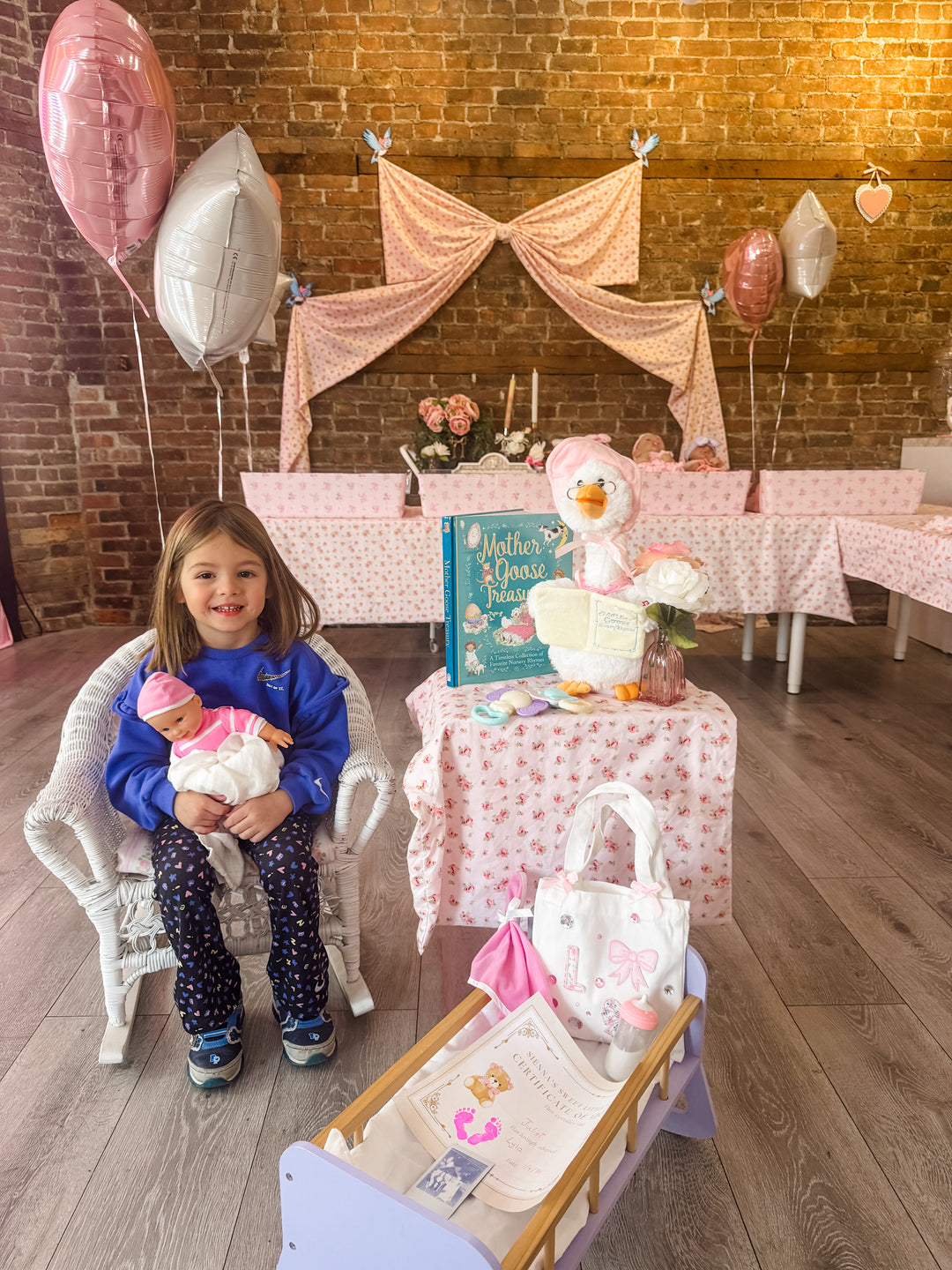 Sweet Little Baby Doll Adoption Party Deposit