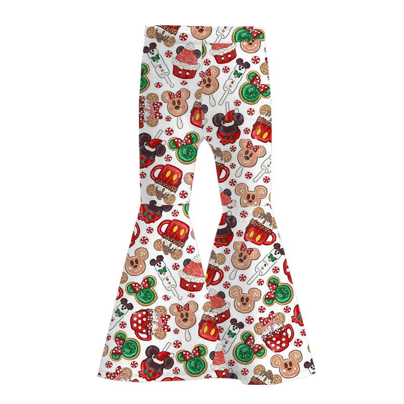 Christmas printed bell pant Kids Christmas bell Bottoms: PNG40797 / 8-9Y