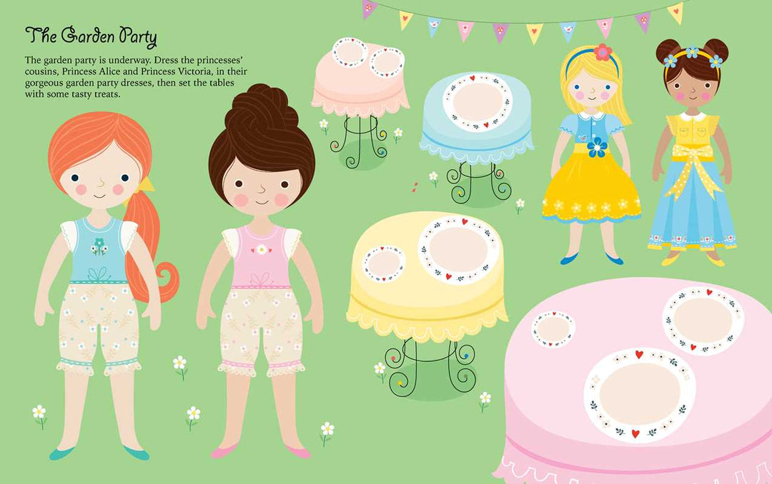 Princesses: Dress-Up Sticker Book by: Paperback; 24 pages / English
