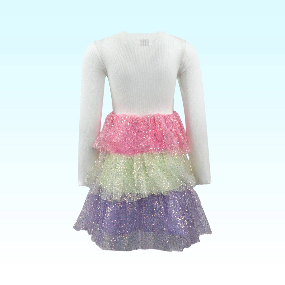 Bday Girl Rhinestone Dress