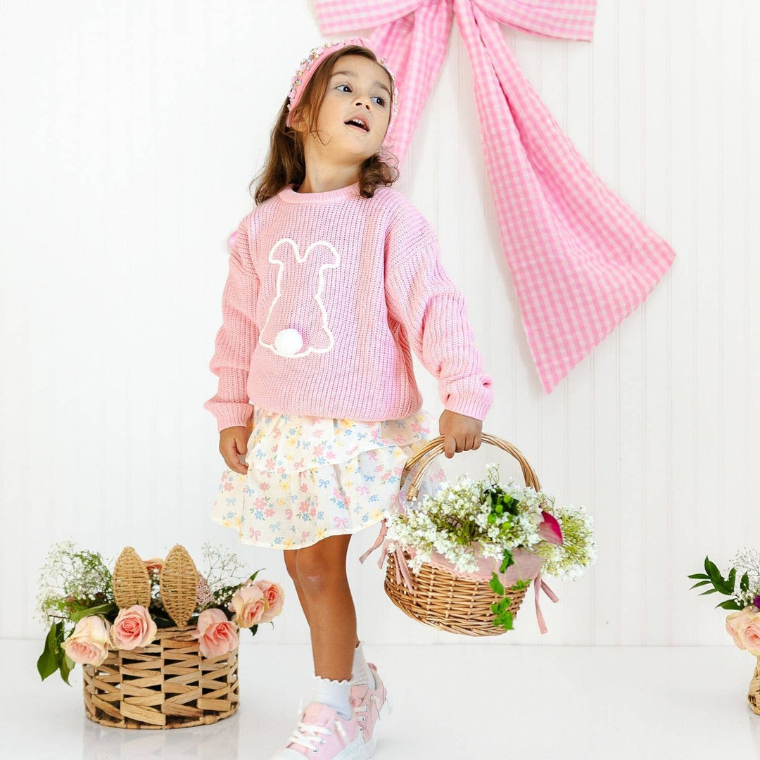 Easter Bunny Knit Sweater - Kids Boutique Clothing