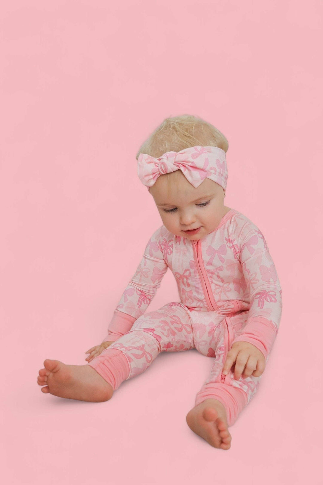 PRE-ORDER BLISSFUL BOWS DREAM ROMPER: 6-12M