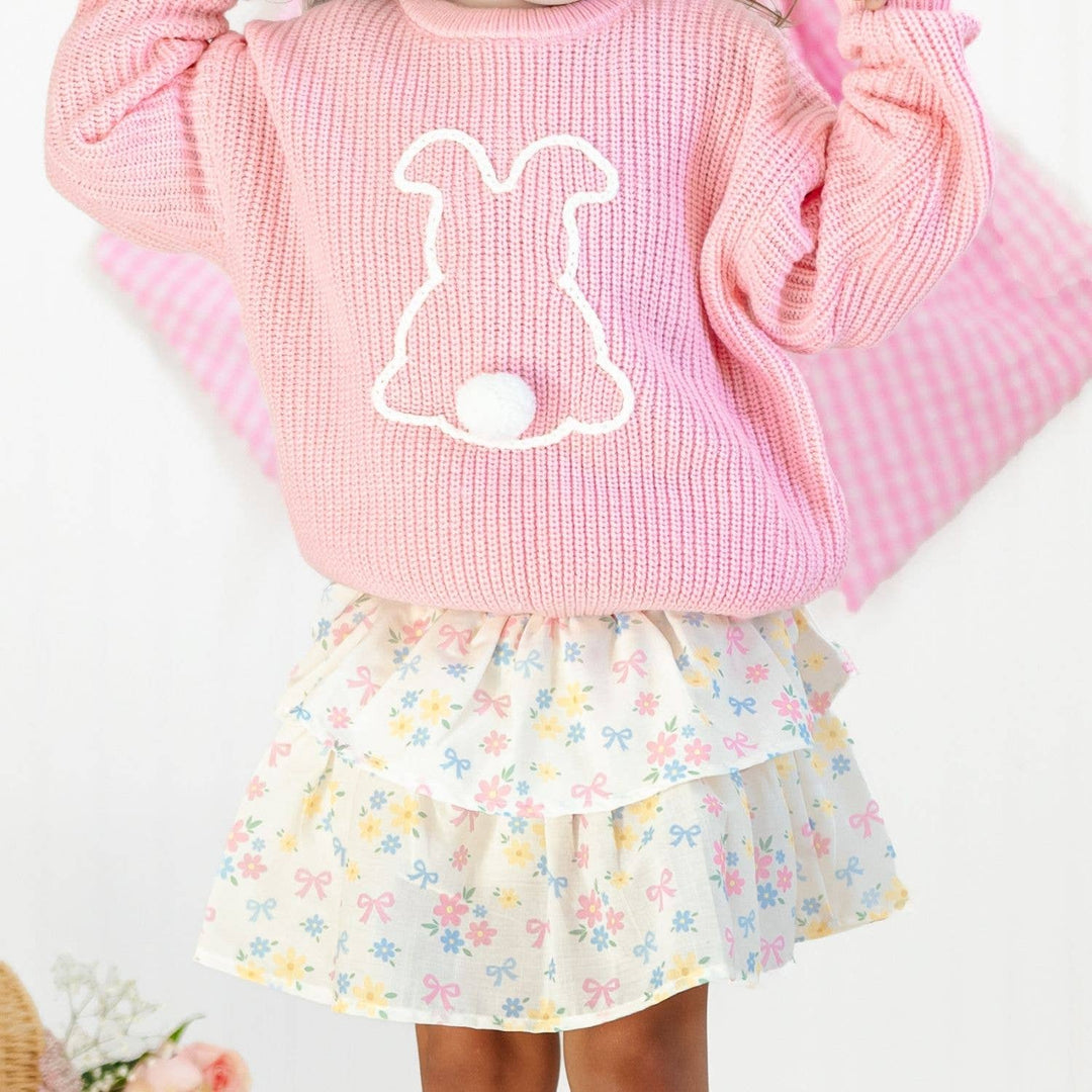 Easter Bunny Knit Sweater - Kids Boutique Clothing