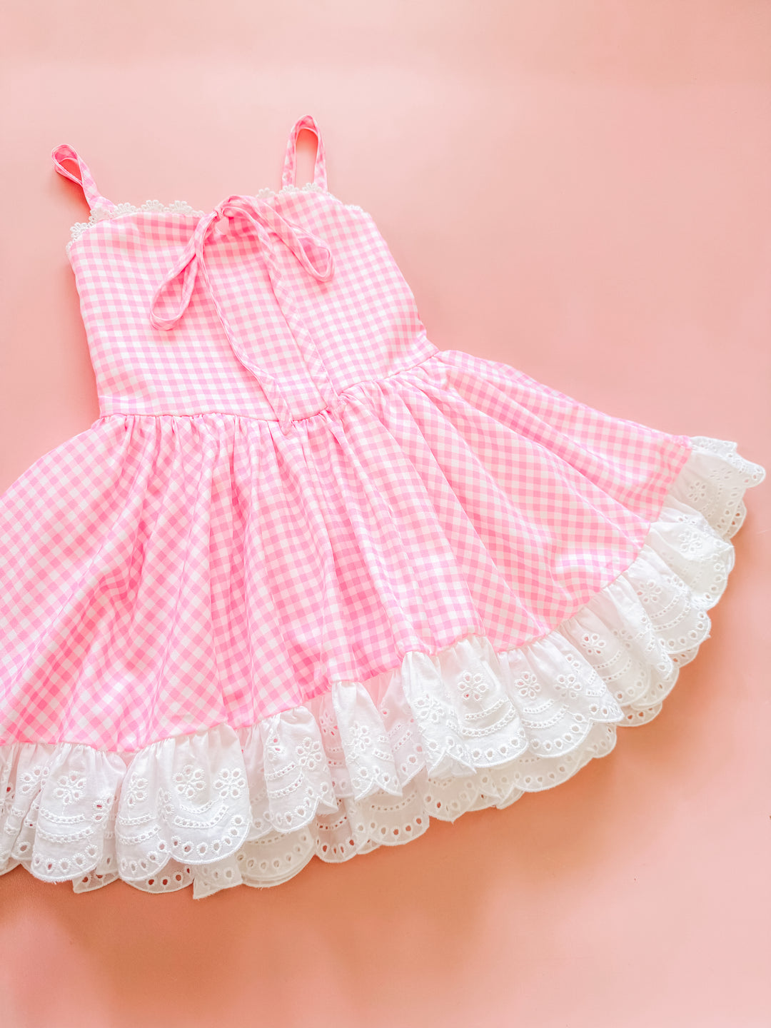 Pink Gingham Dress