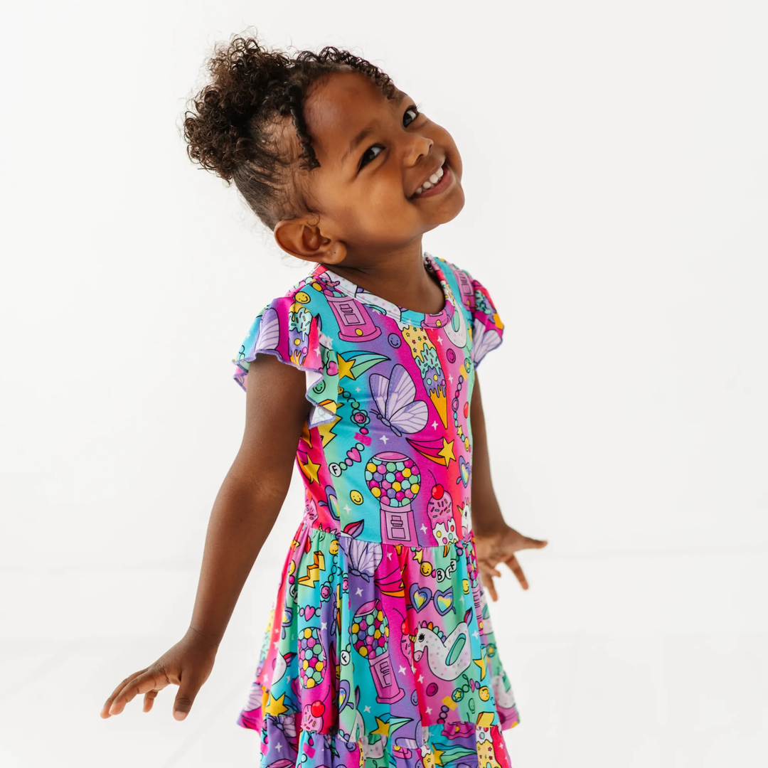 Rocket Lion Twirl Dress: 12-18