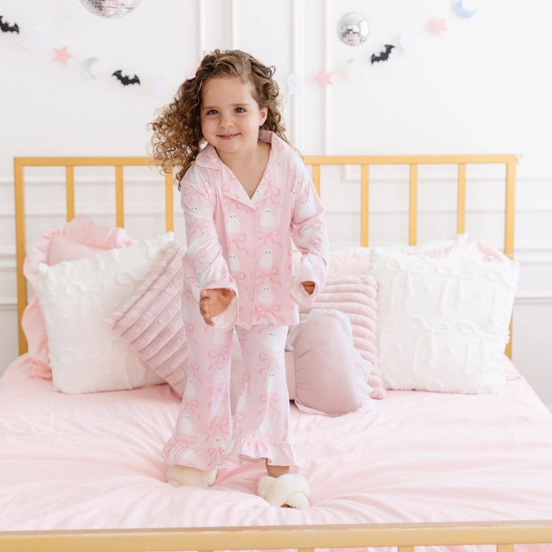 Coquette Ghost Halloween Lounge Set - Mommy and Me