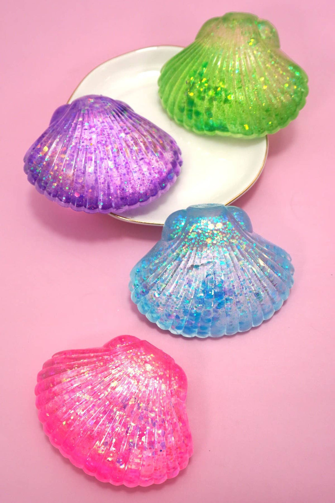 Squishy Glitter Seashell Stress Relief Toy | 40BTS420