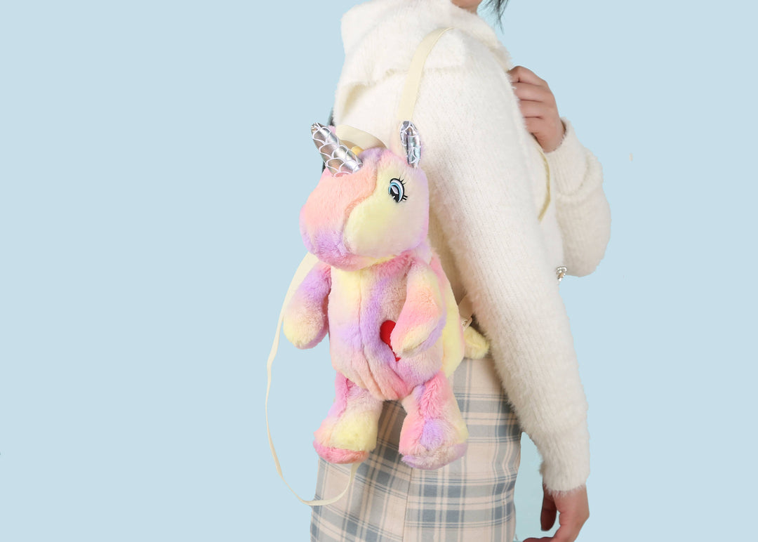 SALE! Plushie Heart Unicorn Backpack - Pink 🦄