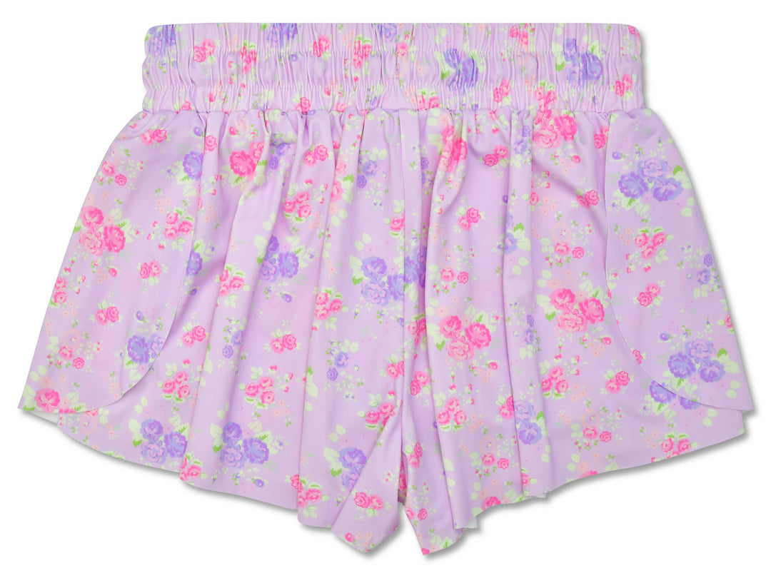 Forever Floral Butterfly Shorts (Small (6-8))