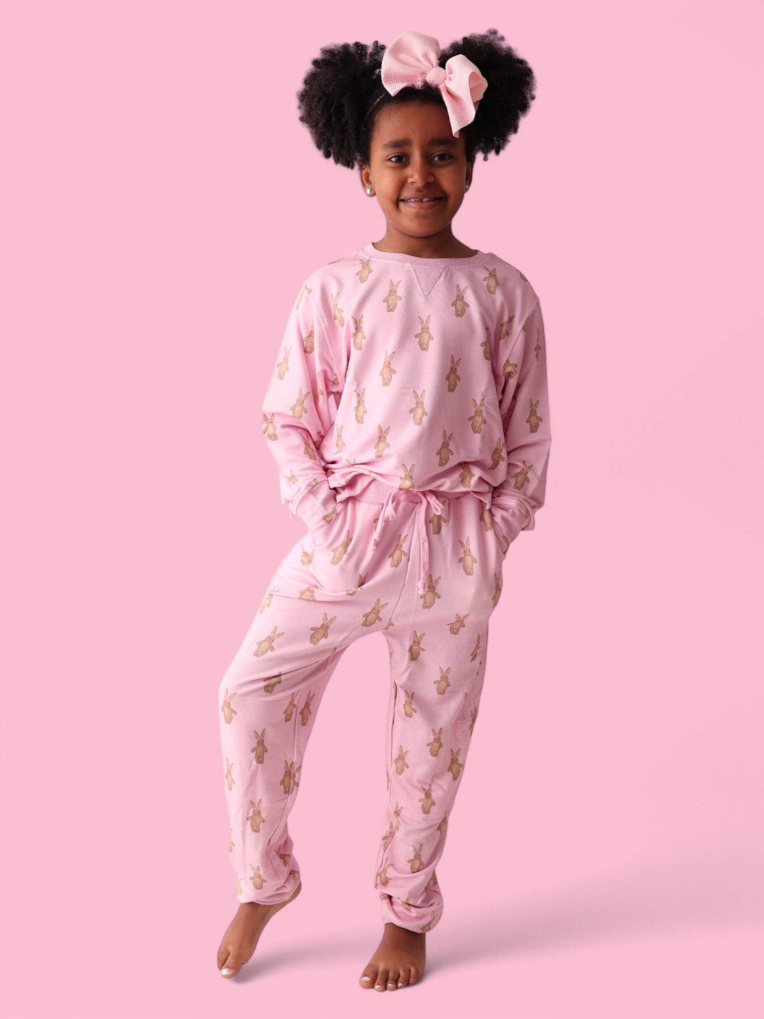 BLUSHIN' BUNNIES DREAM PULLOVER: 5/6T