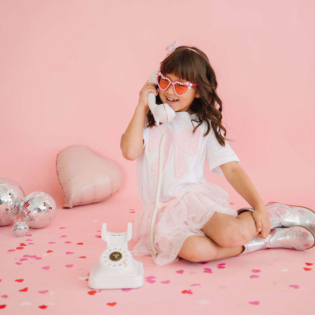 Bow Lace Tiered Tutu - Kids Boutique Clothing
