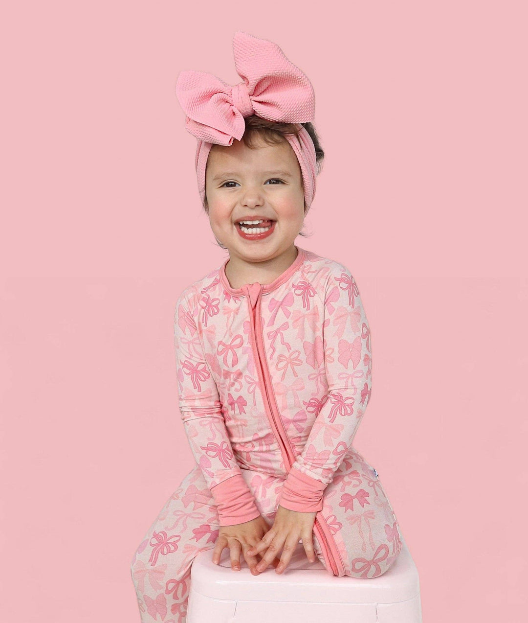 PRE-ORDER BLISSFUL BOWS DREAM ROMPER: 6-12M