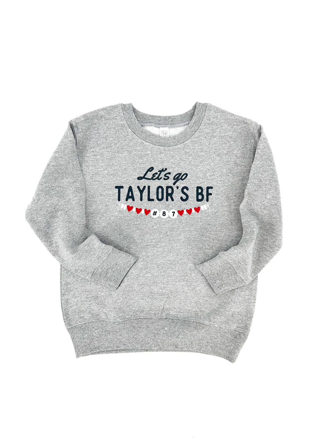 Taylor’S BF kids sweatshirt Super Bowl: Pink / Youth small (lighter pink)