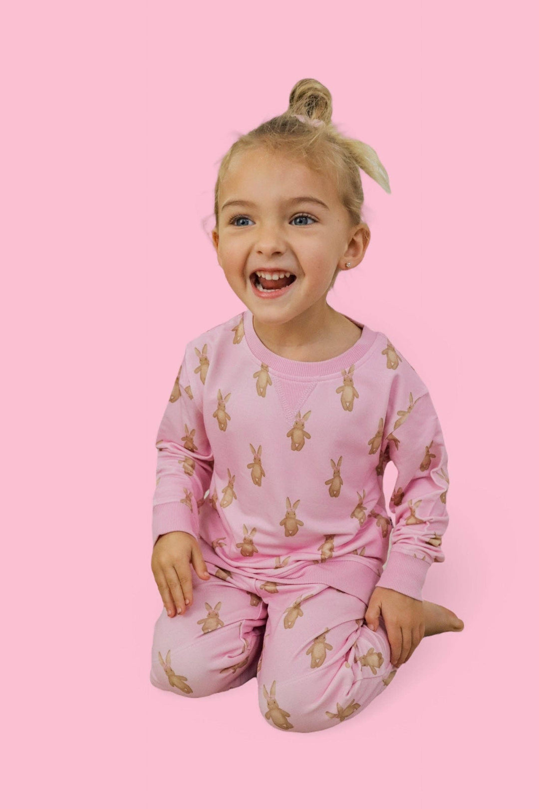 BLUSHIN' BUNNIES DREAM PULLOVER: 5/6T