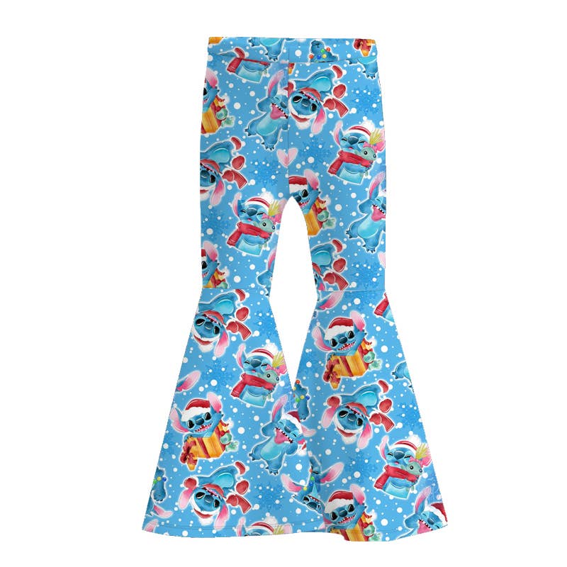 Christmas printed bell pant Kids Christmas bell Bottoms: PNG40797 / 8-9Y