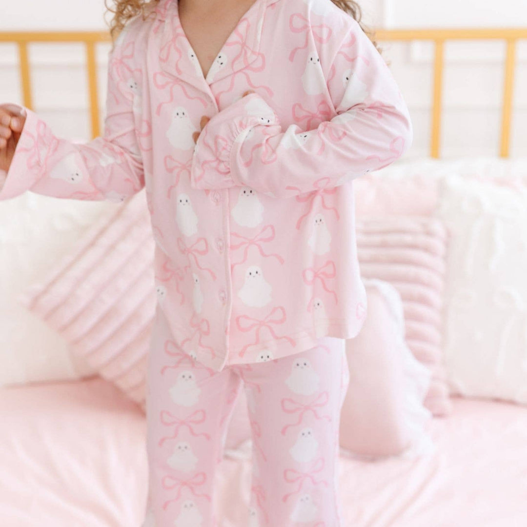 Coquette Ghost Halloween Lounge Set - Mommy and Me