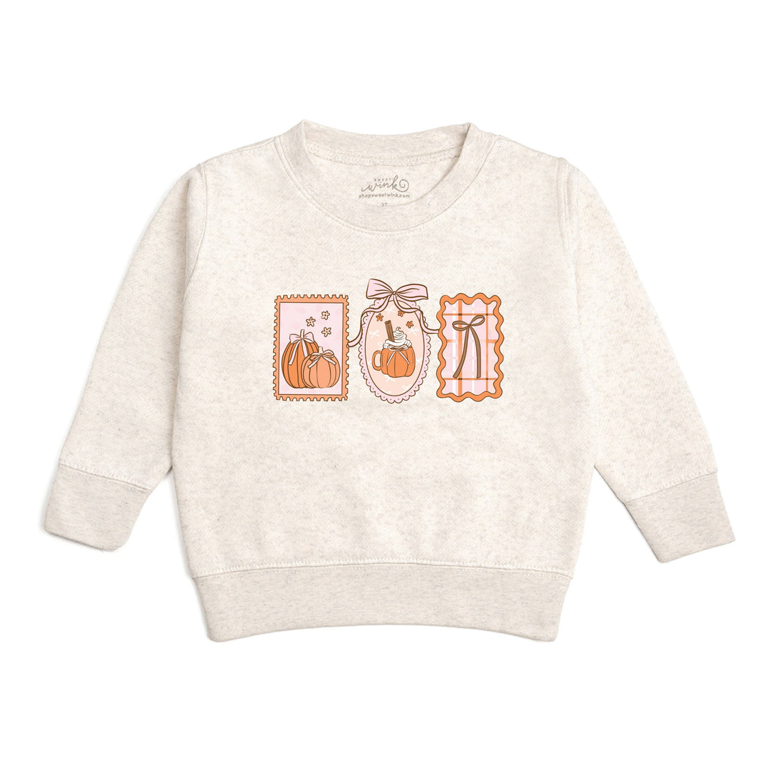 Pumpkin Cameo Sweatshirt - Kids Clothing - Fall