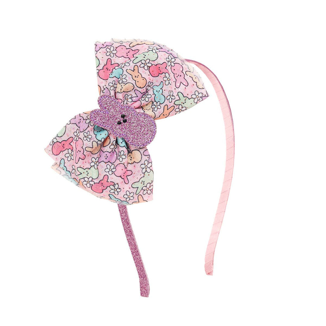 Easter Peeps Tulle Bow Headband - Girls - Easter Basket