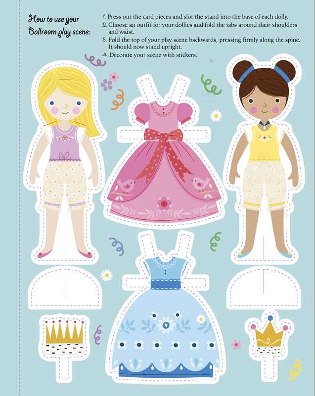 Princesses: Dress-Up Sticker Book by: Paperback; 24 pages / English