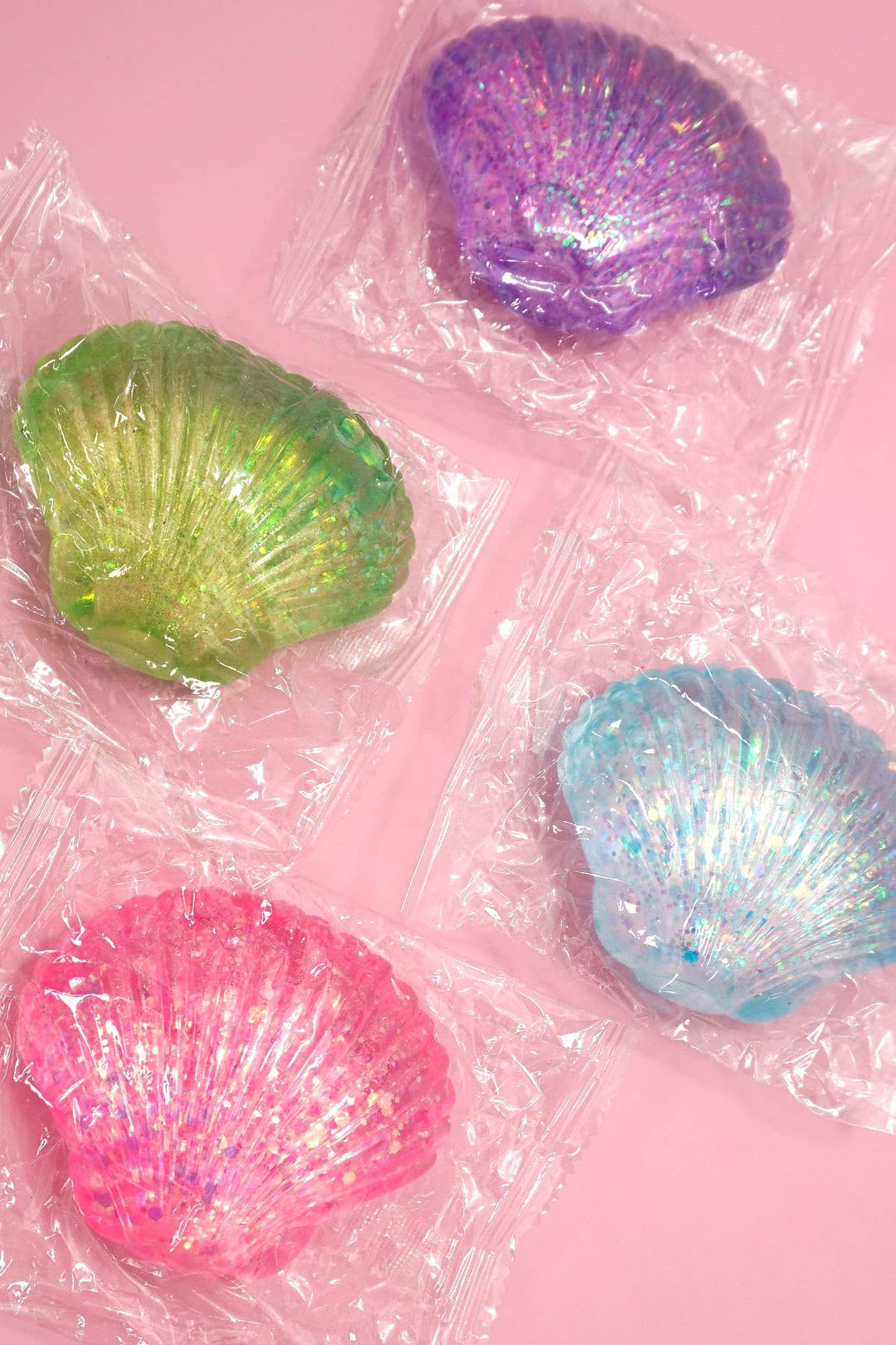 Squishy Glitter Seashell Stress Relief Toy | 40BTS420