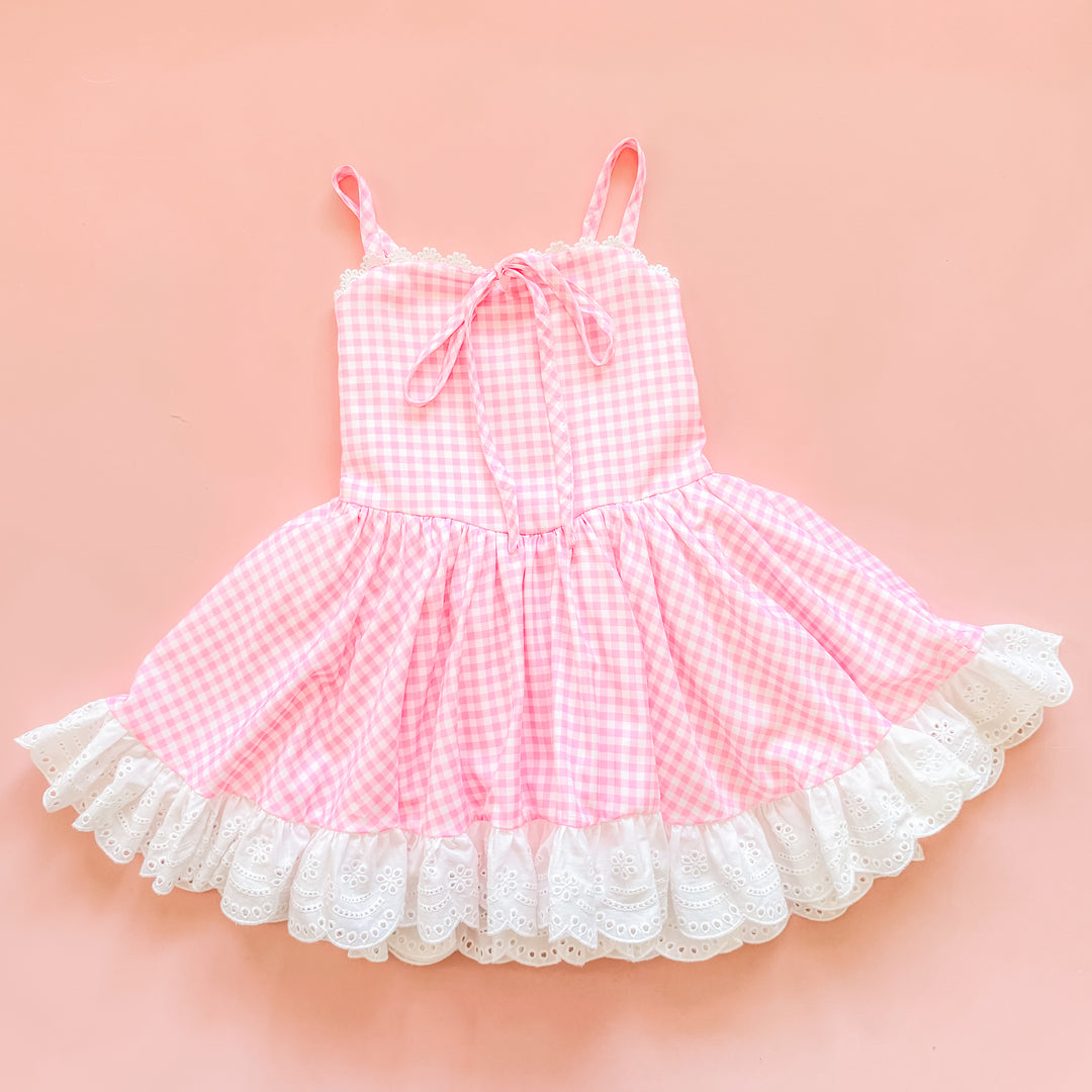 Pink Gingham Dress