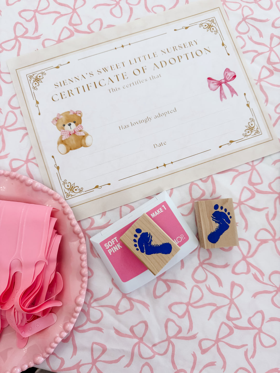 Sweet Little Baby Doll Adoption Party Deposit