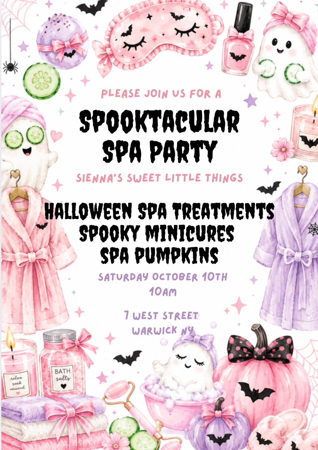 10/10 Spooktacular Spa Party