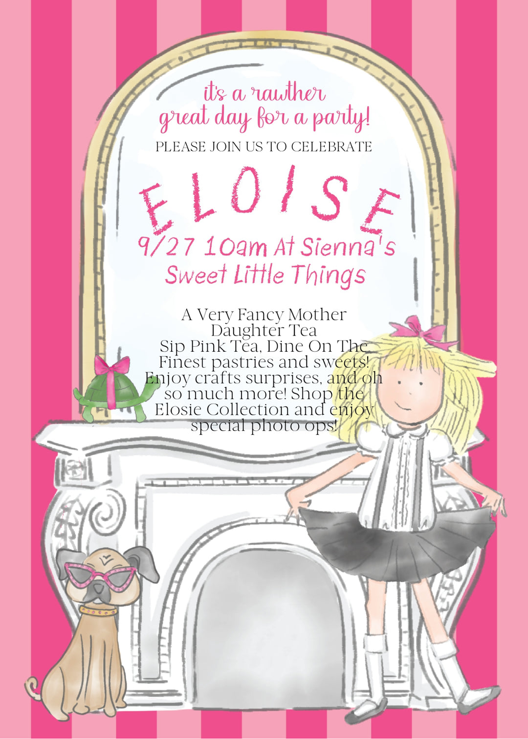9/27 ELOISE Tea 10am