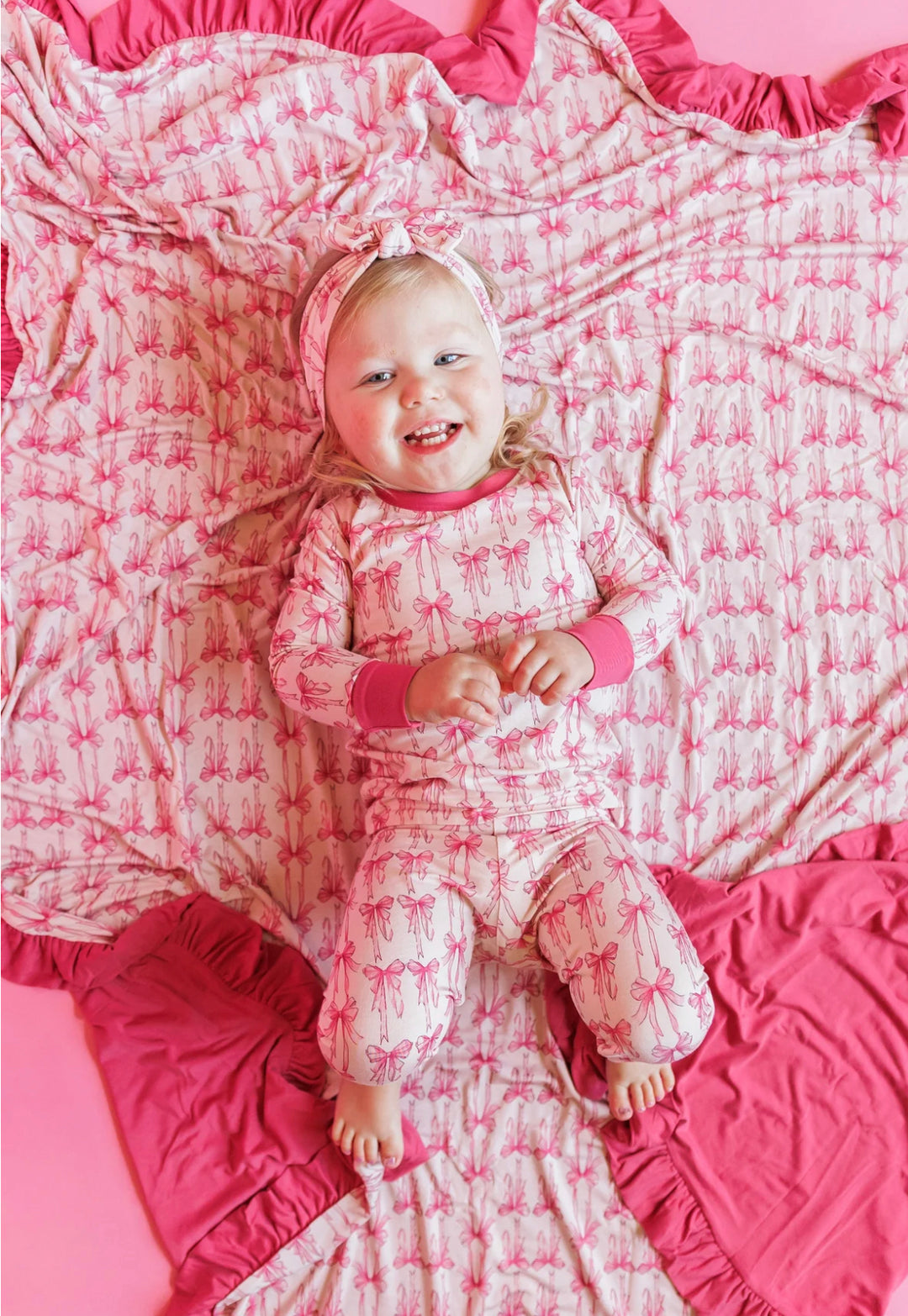 Bow Cute Bamboo PJ Set