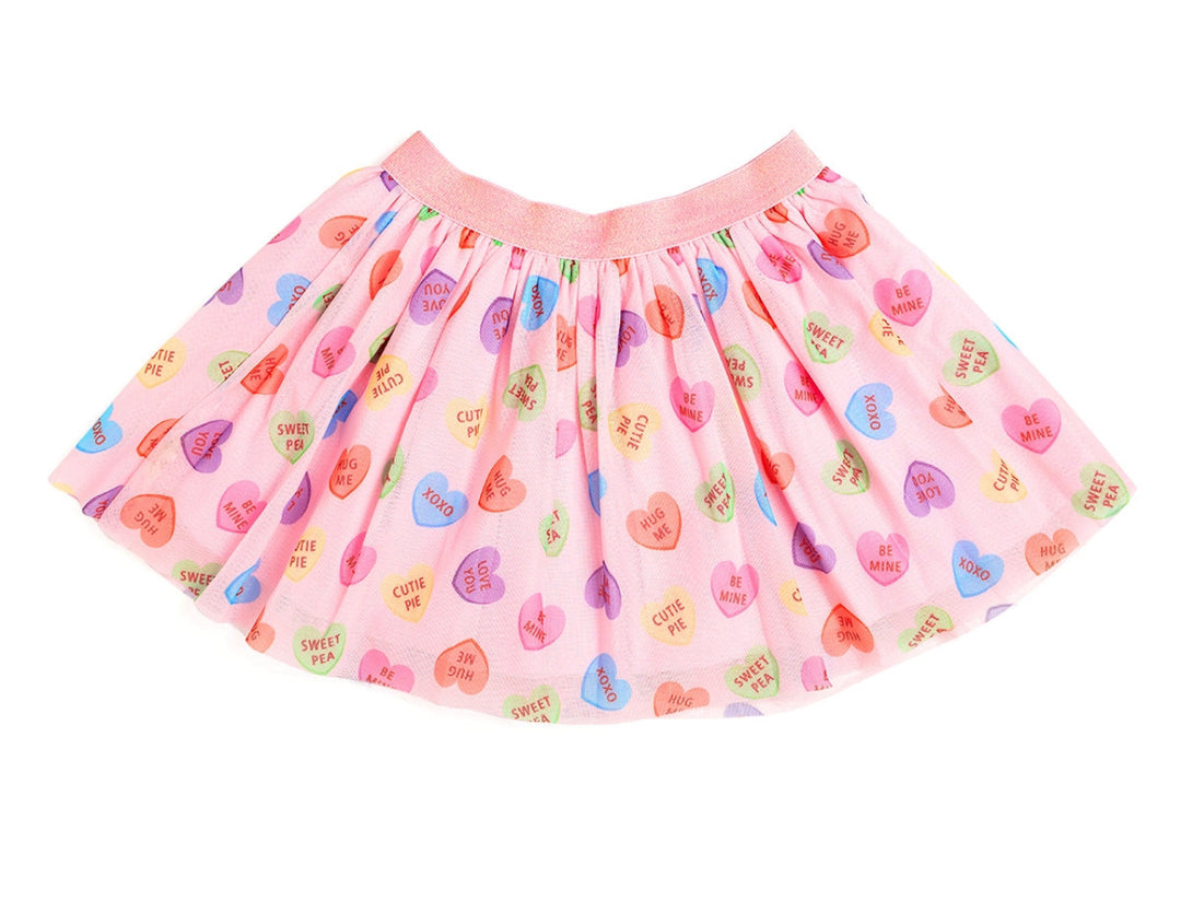 Sweet Wink Candy Hearts Skirt