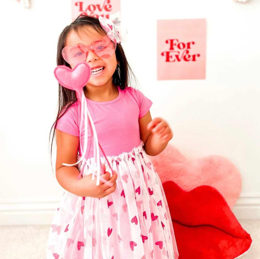 Sweet Wink Glitter Heart Valentines Dress Sienna's Sunnies Sweet Wink Glitter Heart Valentines Dress Sienna's Sunnies