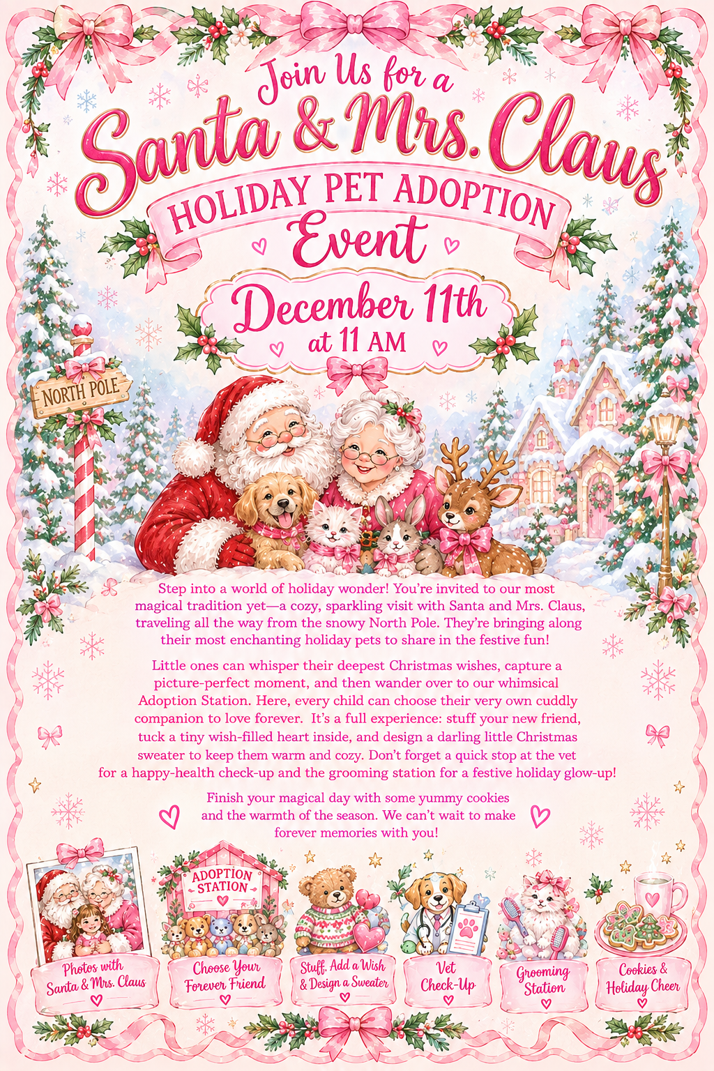 12/11 Santa & Mrs. Claus Holiday Pet Adoption