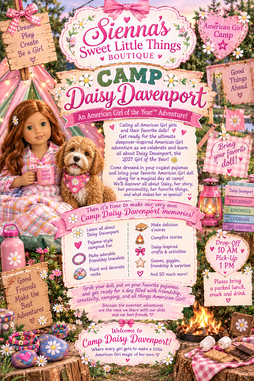12/30 Vacation Camp: American Girl of the year Daisy Davenport